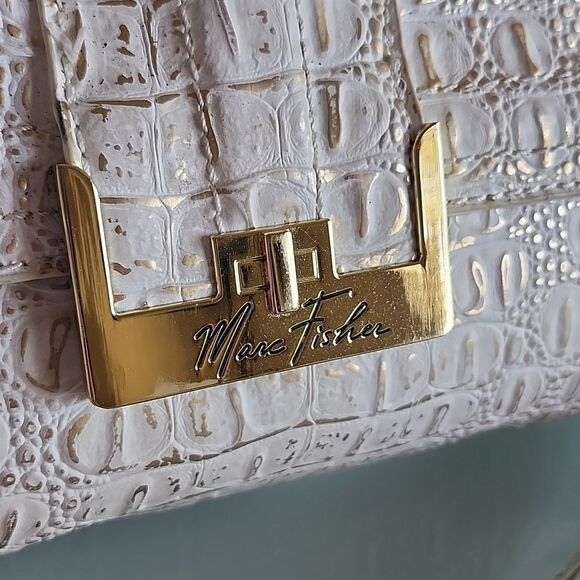 Marc Fisher Faux Alligator/Crocodile Bag - Picture 2 of 9